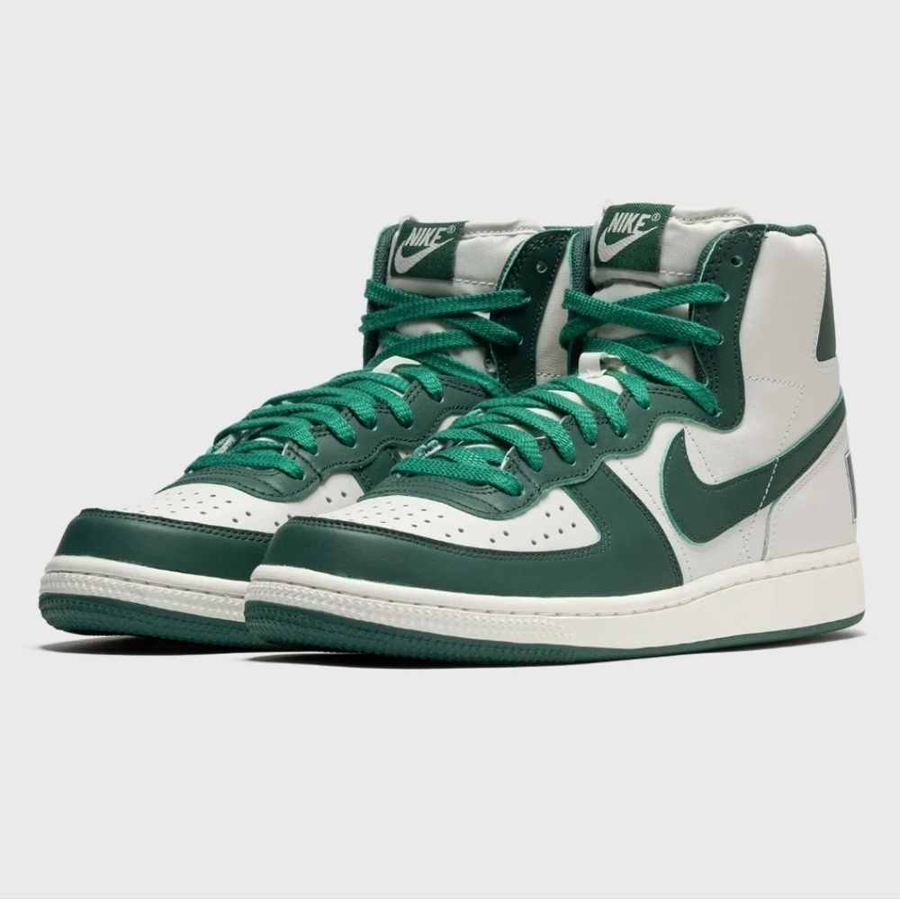 Nike Terminator Men 9.5 High Noble Green White Sail Shoes 092025